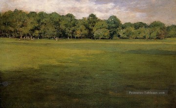Prospect Park alias Croquet Pelouse Prospect Park William Merritt Chase Peinture à l'huile